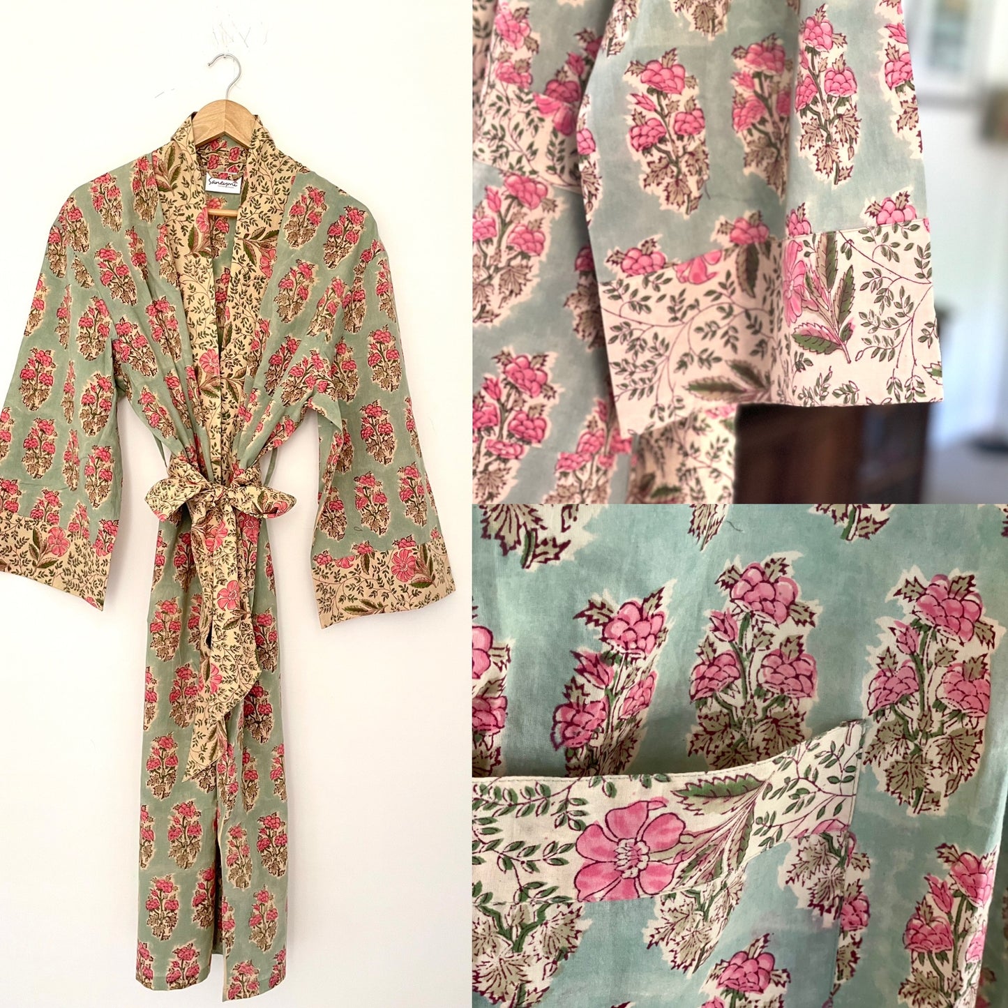 Kimono Style Dressing Gowns - Pastel