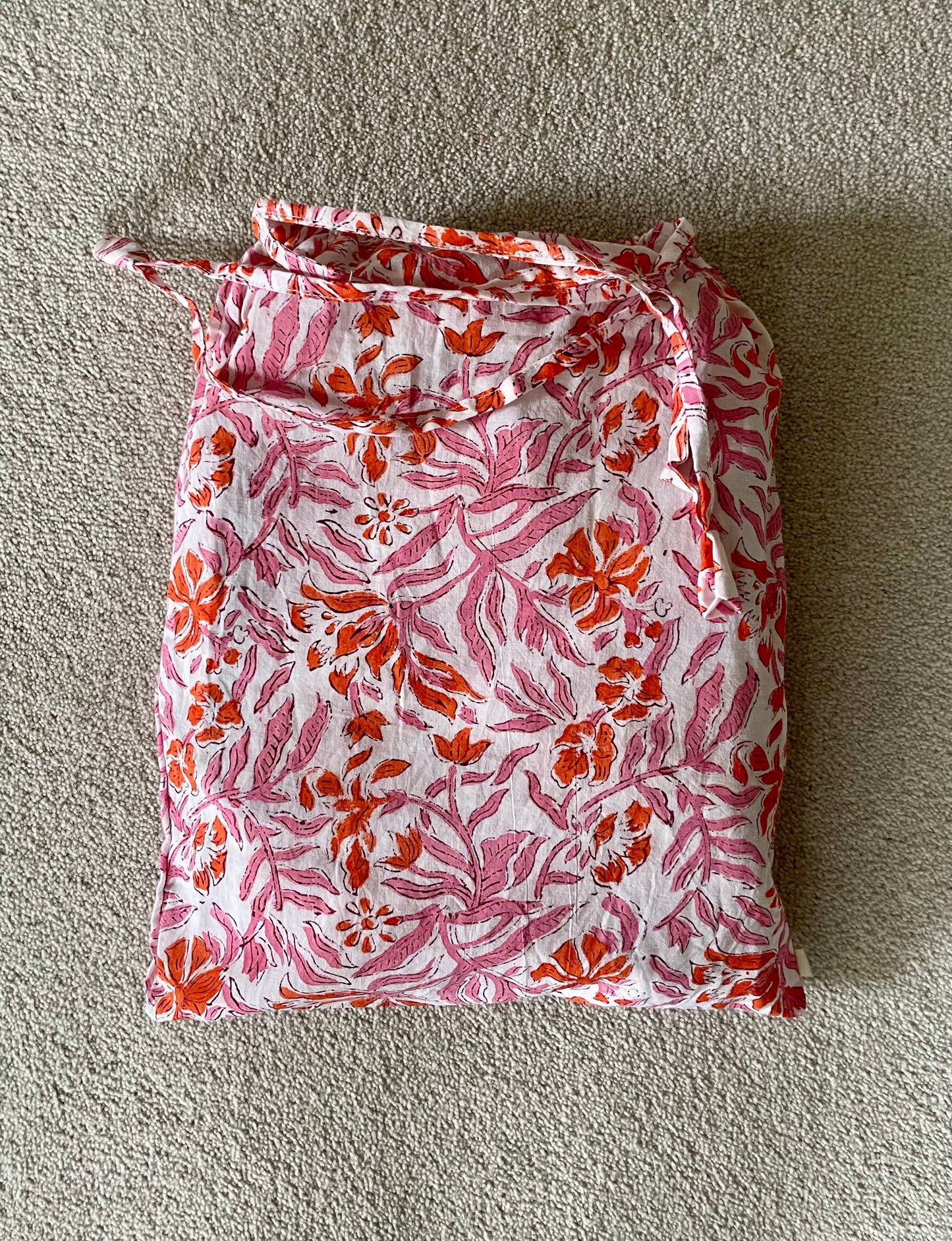 The Orange & Pink Floral Short pj set