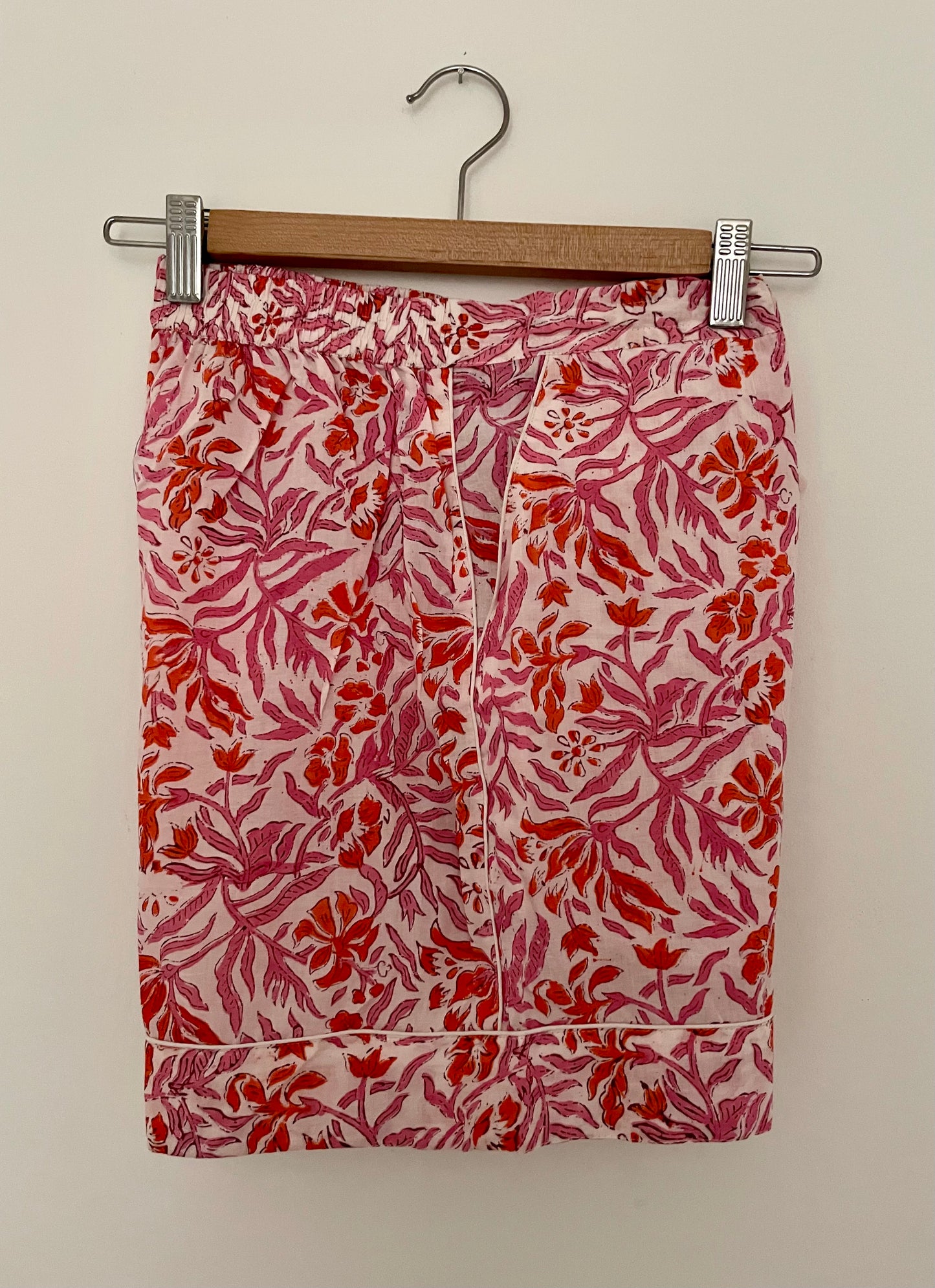 The Orange & Pink Floral Short pj set