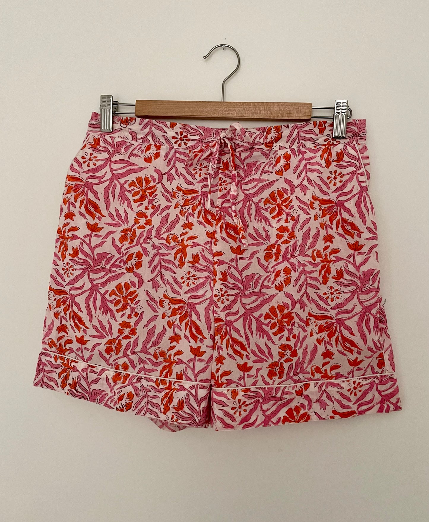 The Orange & Pink Floral Short pj set