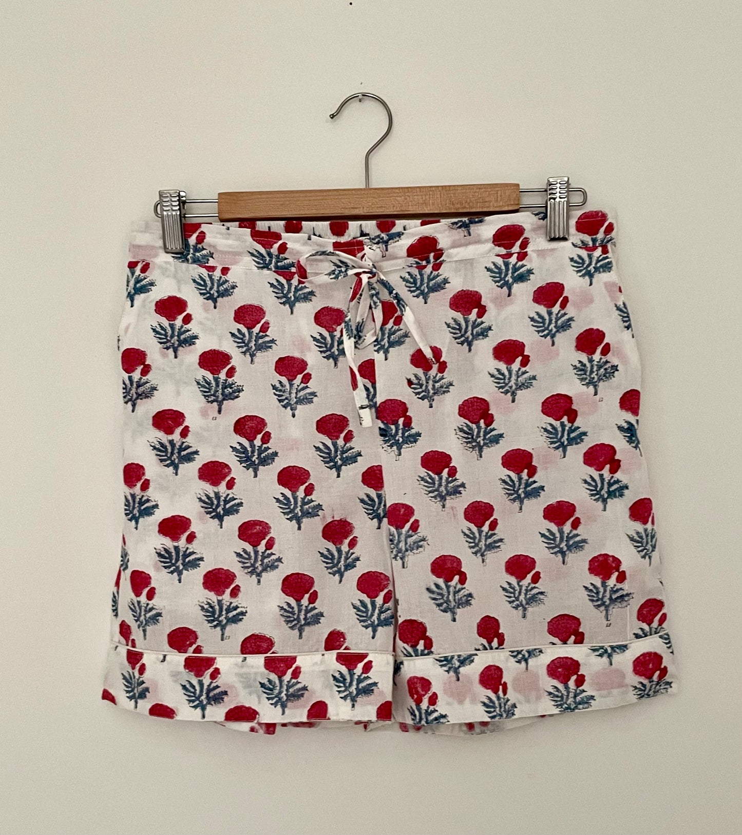 Red Genda Short Pj set