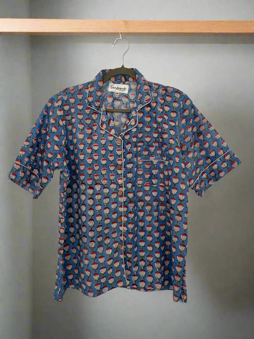 The Blue Short pj set