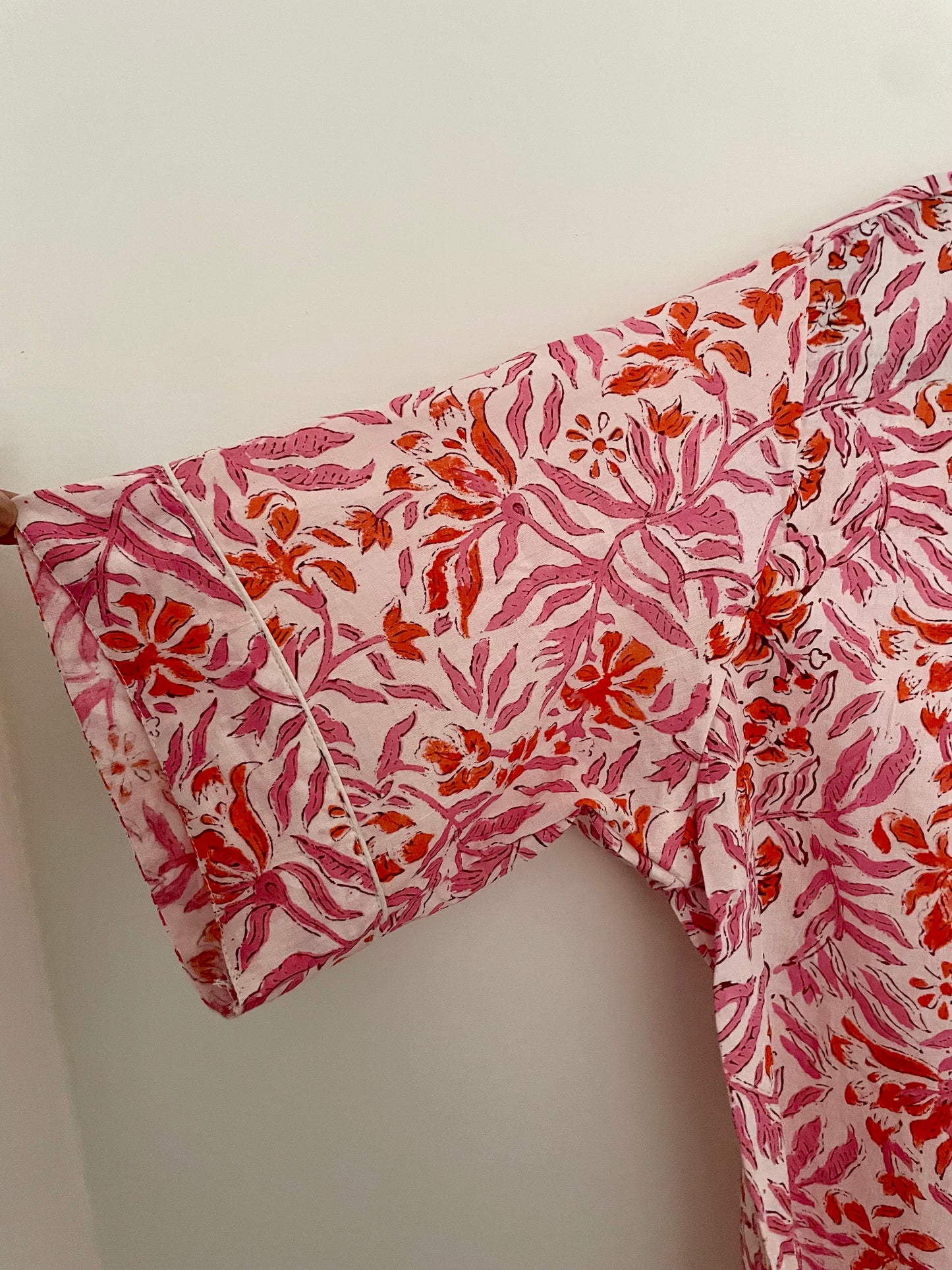 The Orange & Pink Floral Short pj set