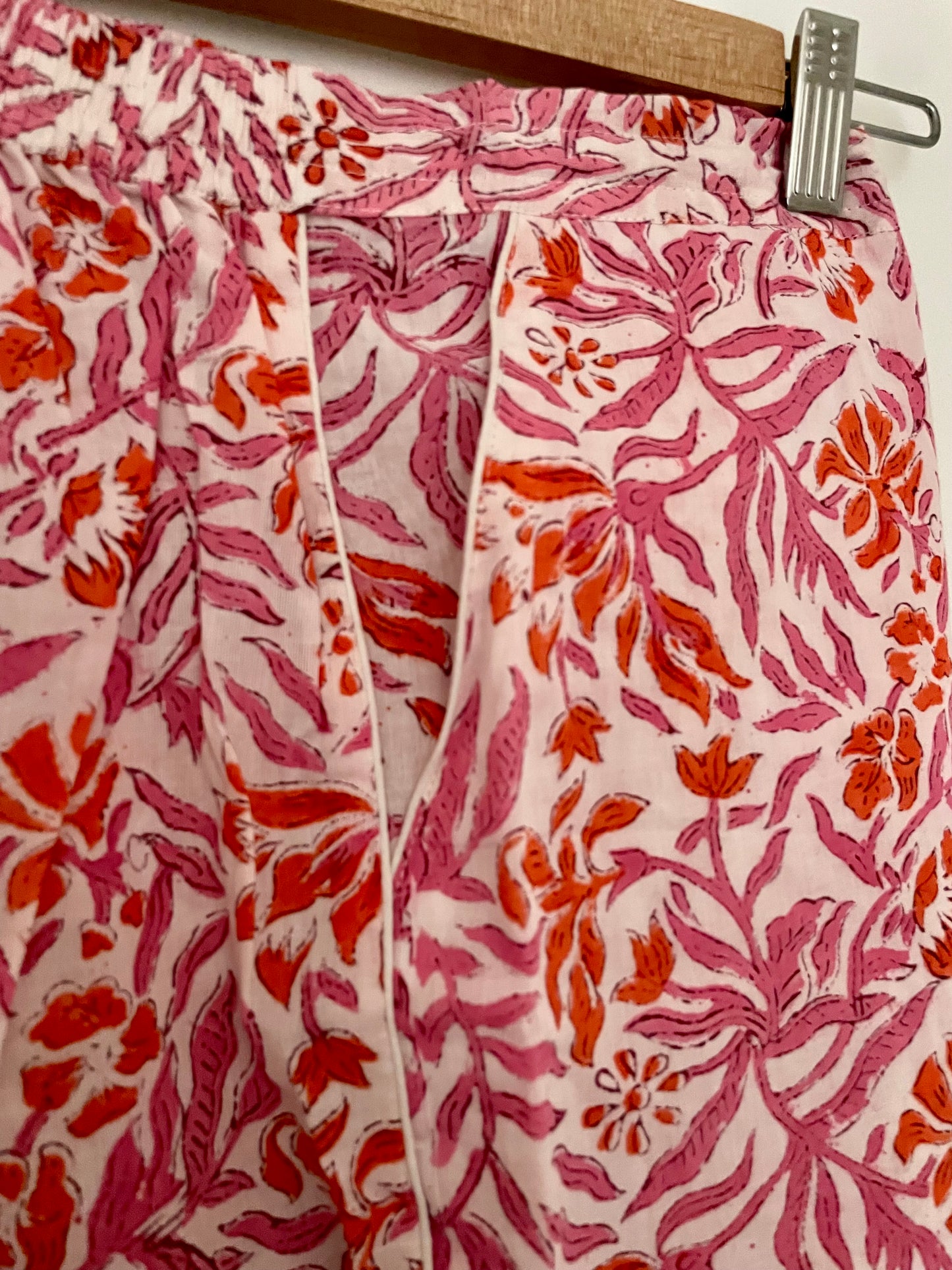 The Orange & Pink Floral Short pj set