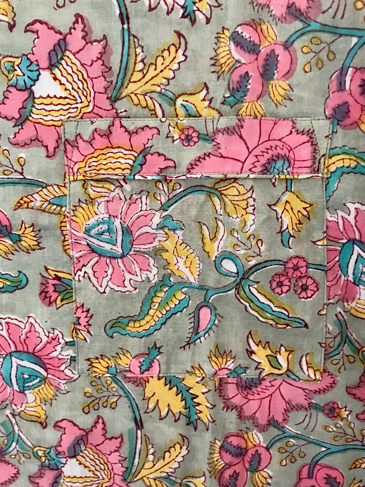 Light Jade Floral Pyjamas