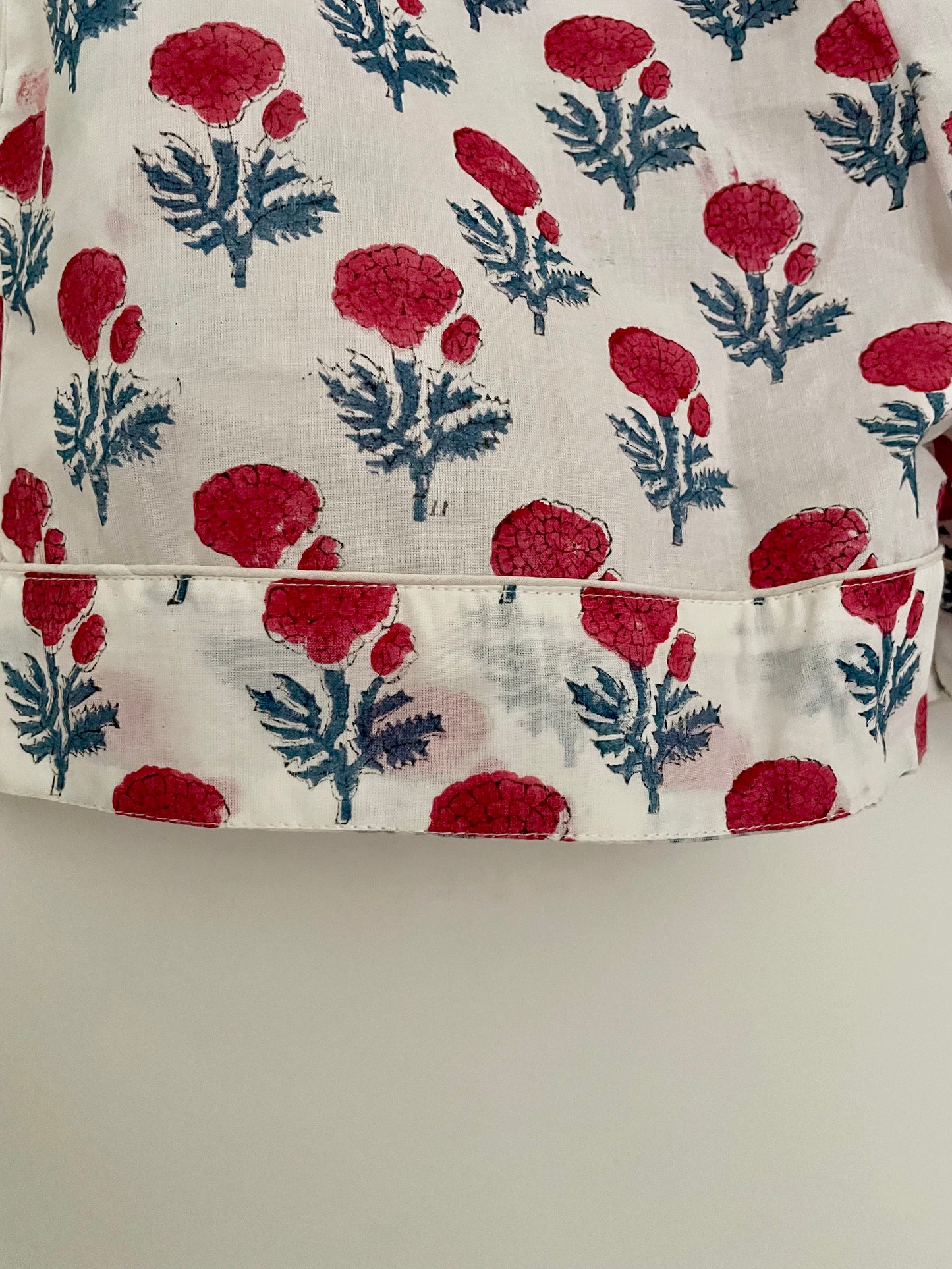 Red Genda Short Pj set