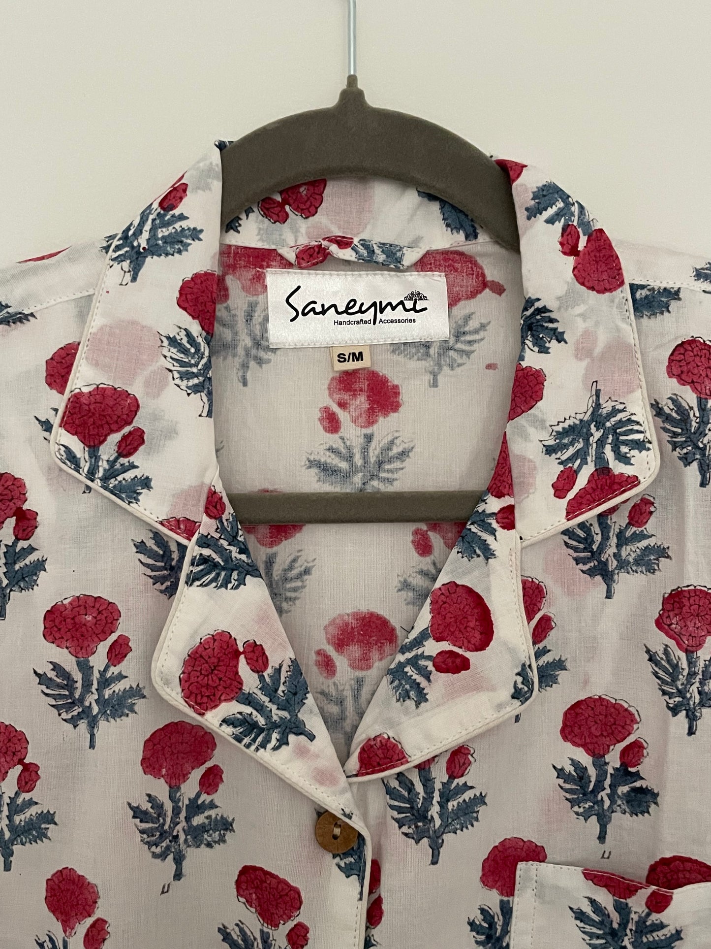 Red Genda Short Pj set