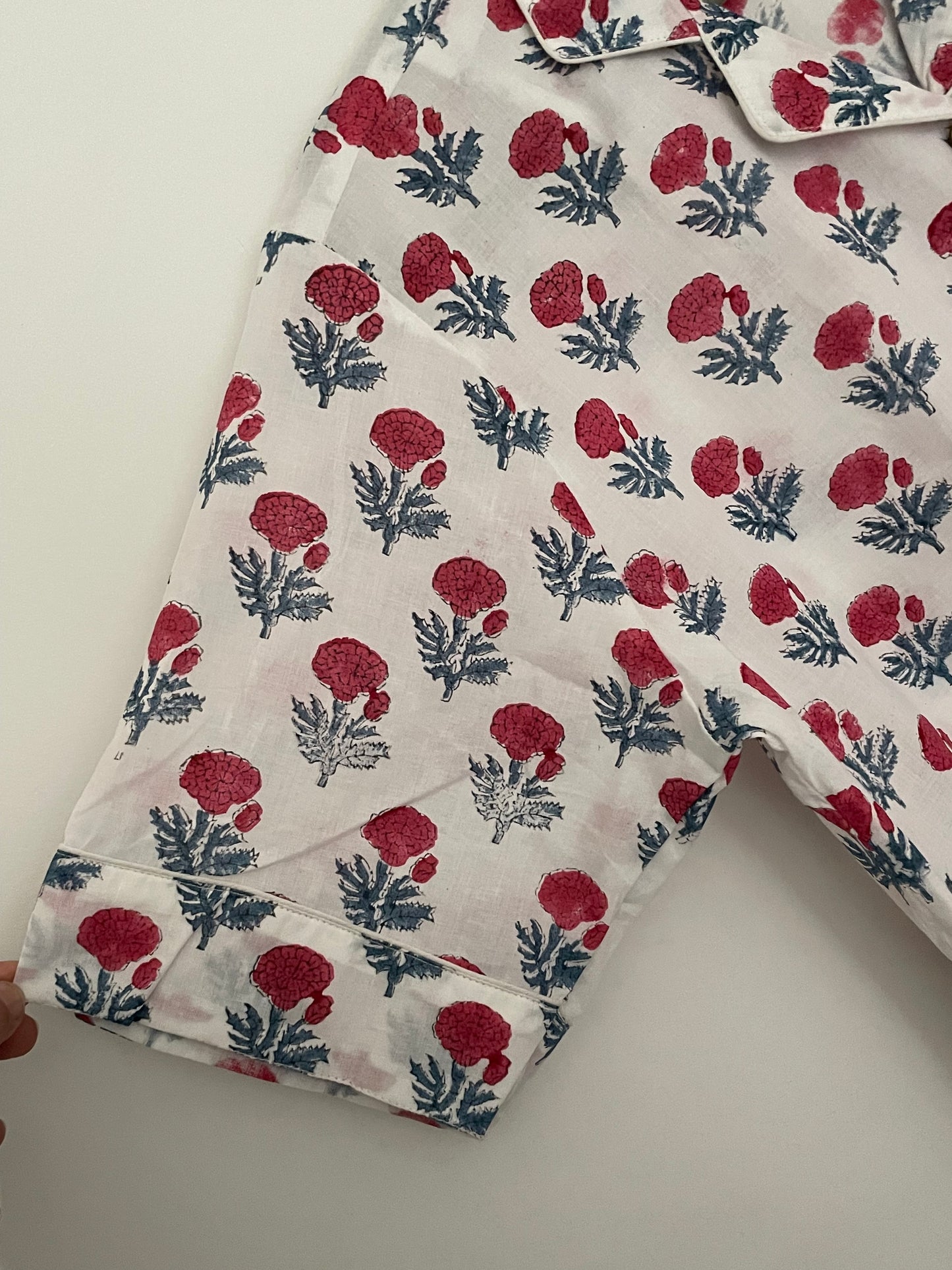 Red Genda Short Pj set