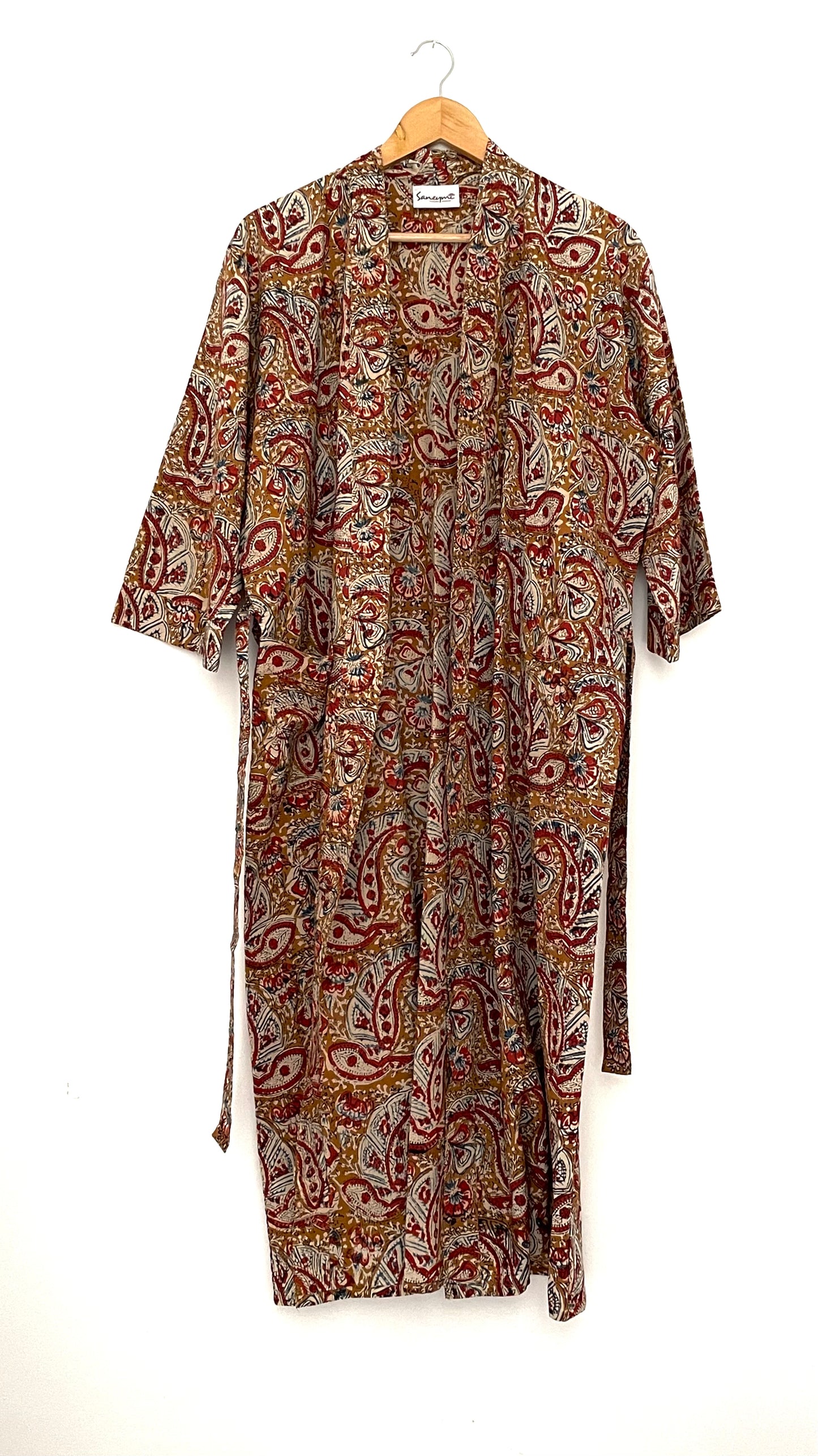 Gold Mughal Dressing Gown/ Robe