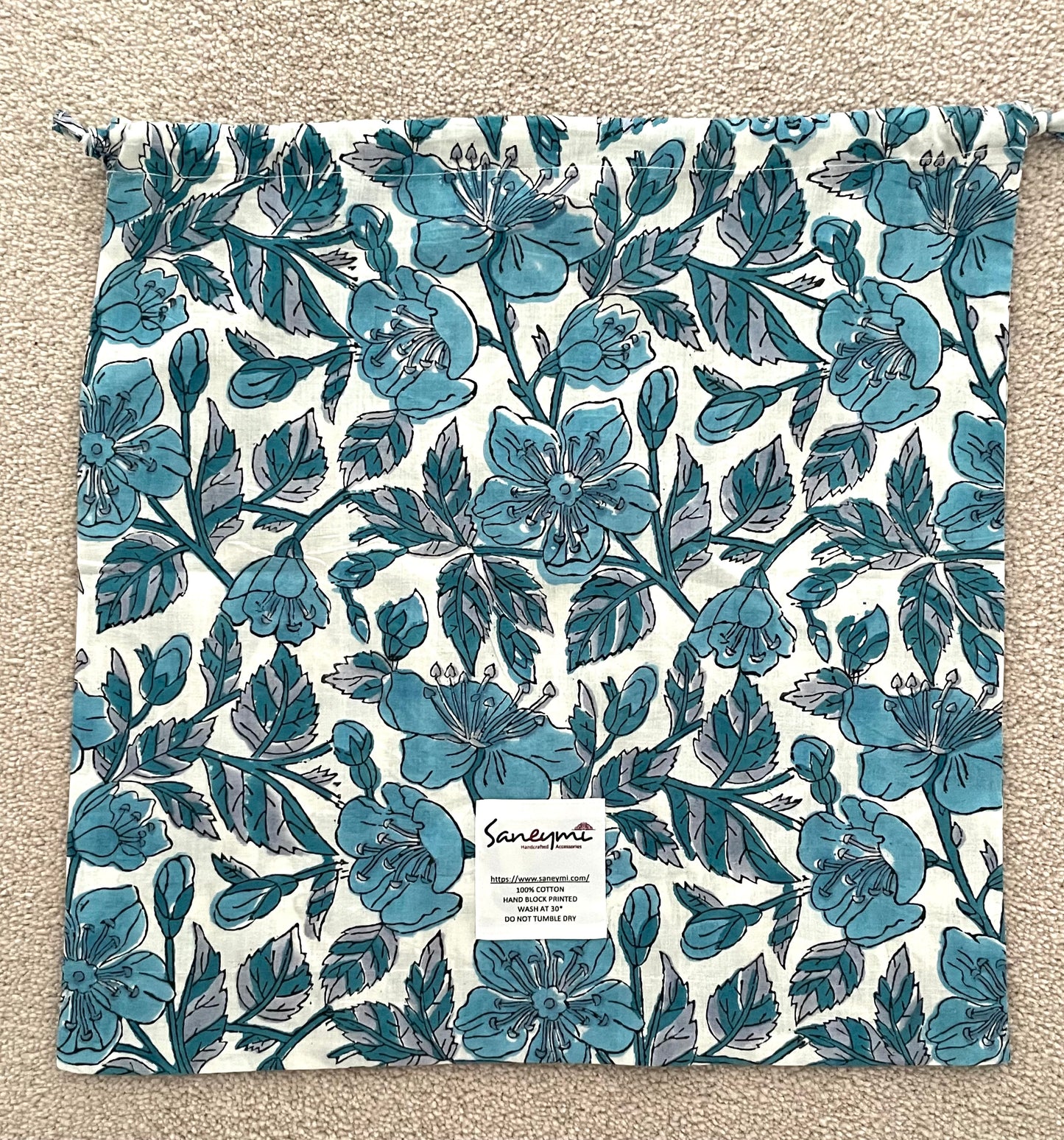 Girls’ Pyjamas - Blue Hibiscus