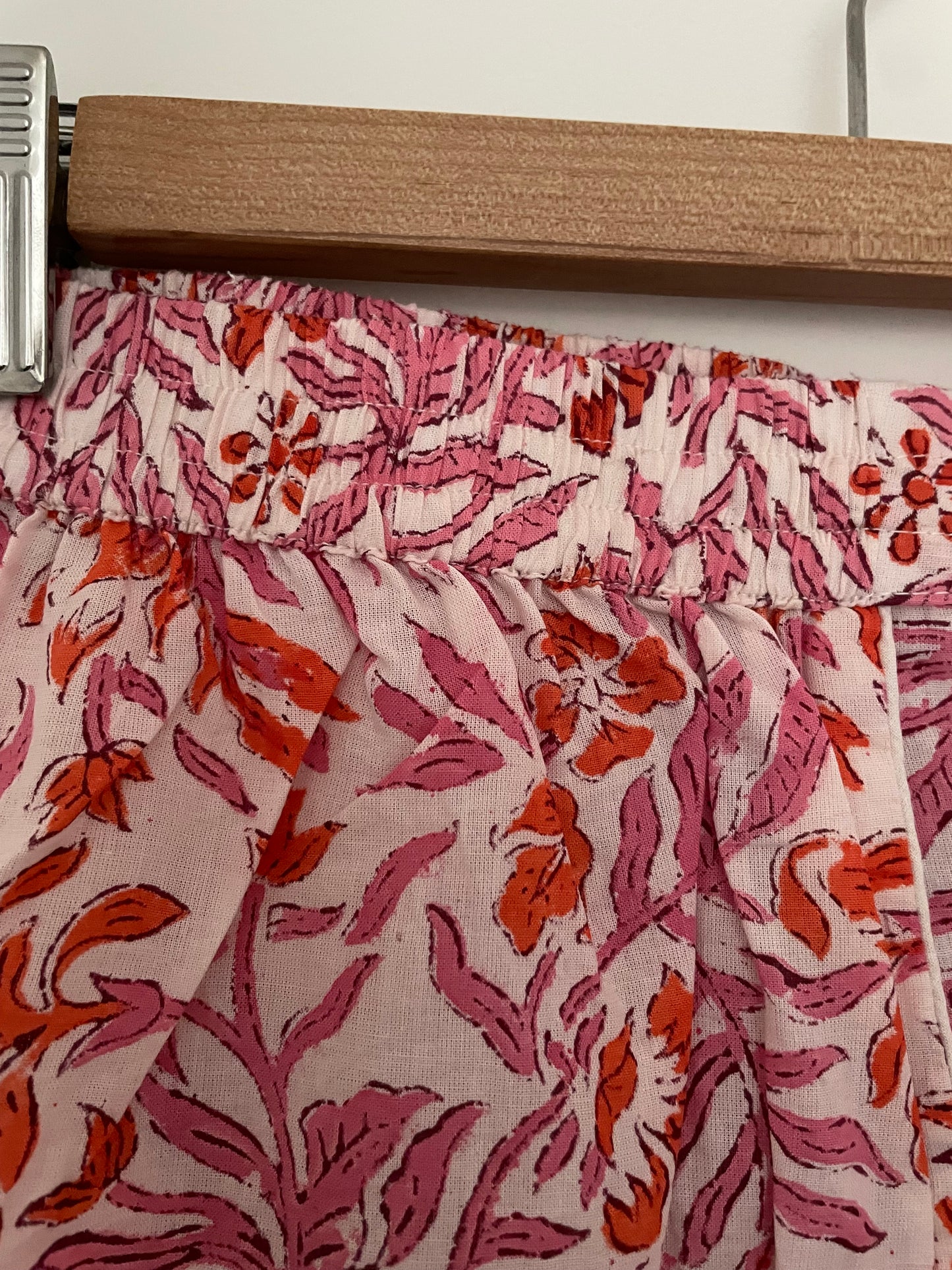 The Orange & Pink Floral Short pj set
