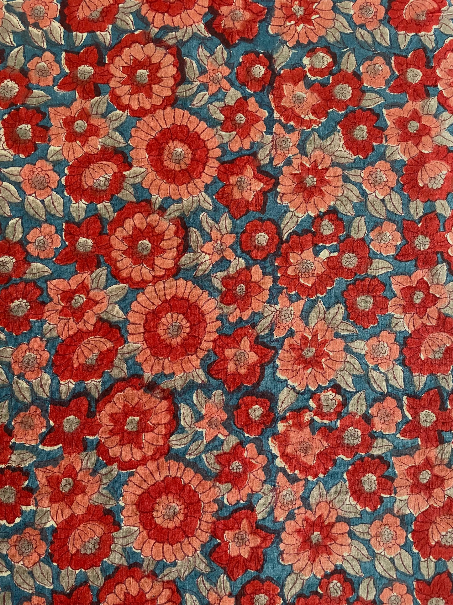 Guldasta in Red and Blue