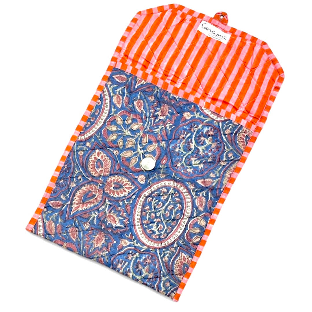 Quilted iPad/ Books/ Documents Sleeve