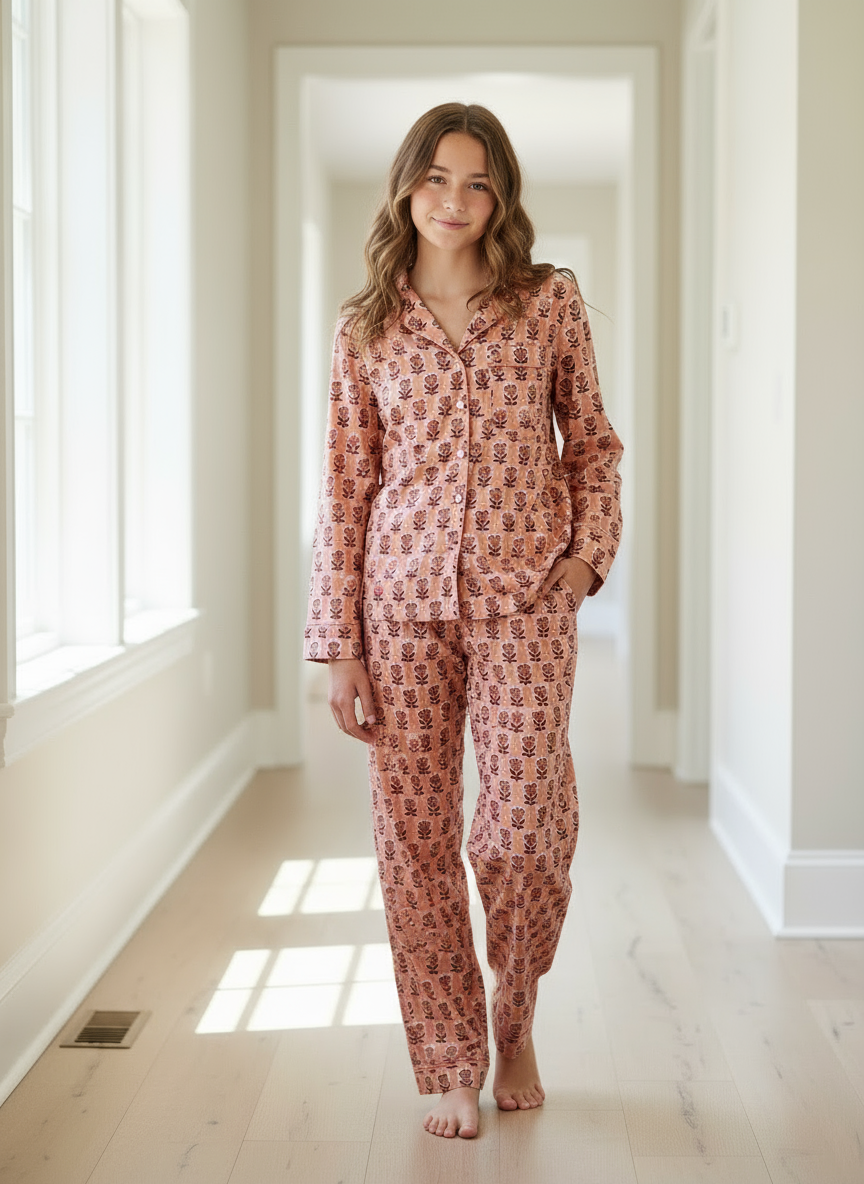 Girls’ Pyjamas - Badami Bouti