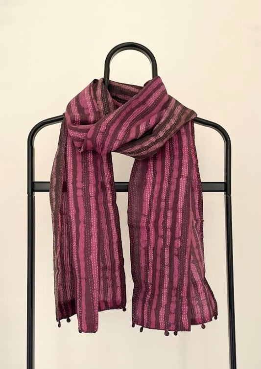 Cassis Kantha Scarf