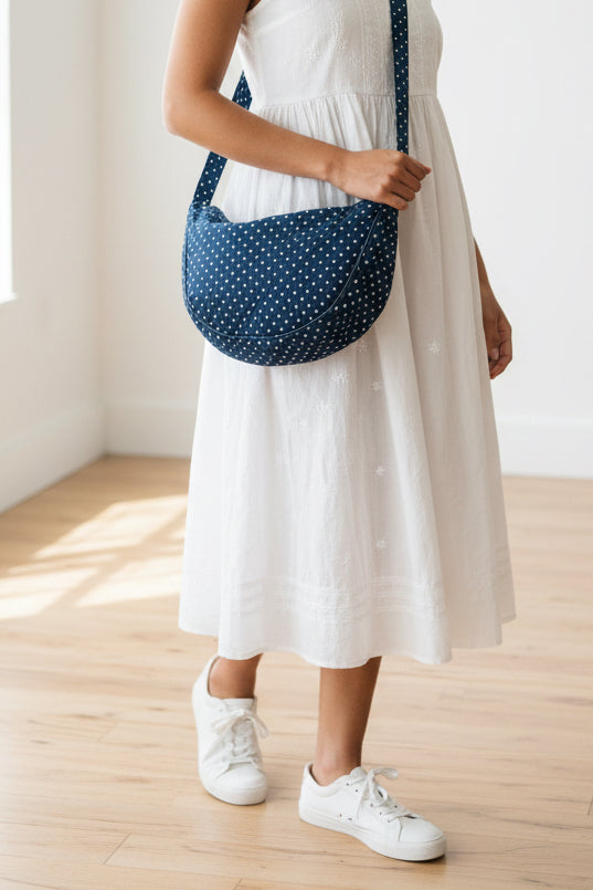Quilted Cotton Cross Body Bags