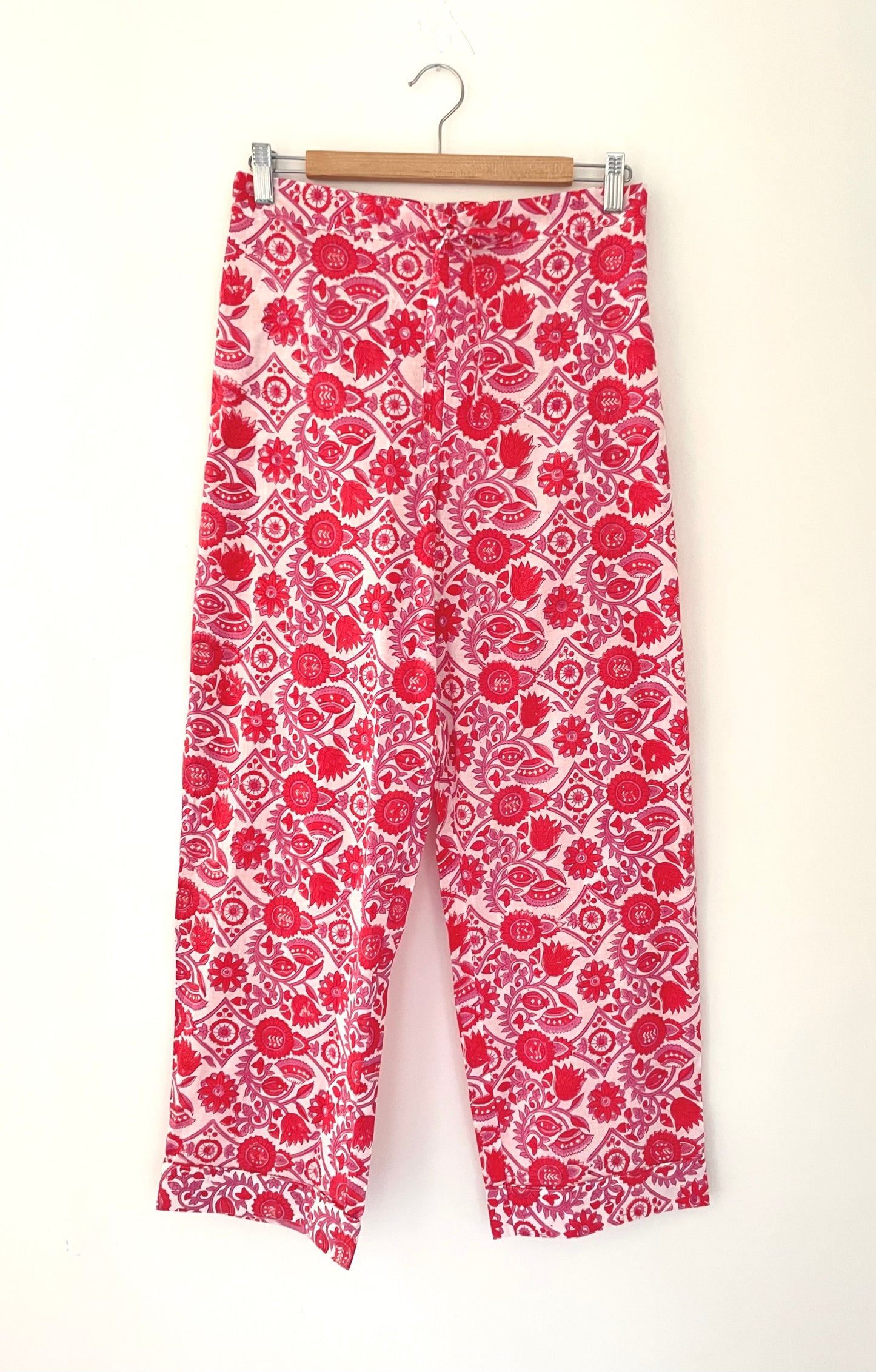 Red and Lilac Jaal Pyjamas