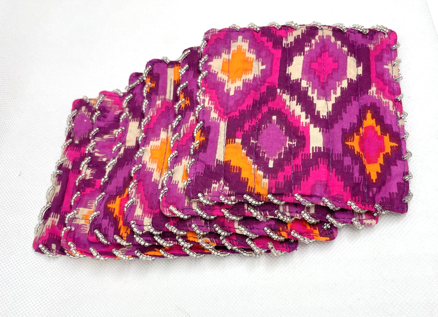 Ikat Coasters - Square