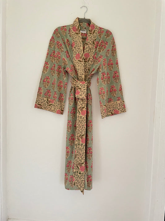 Kimono Style Dressing Gowns - Pastel