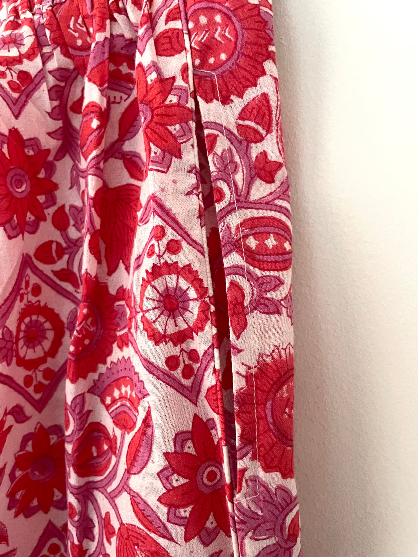 Red and Lilac Jaal Pyjamas