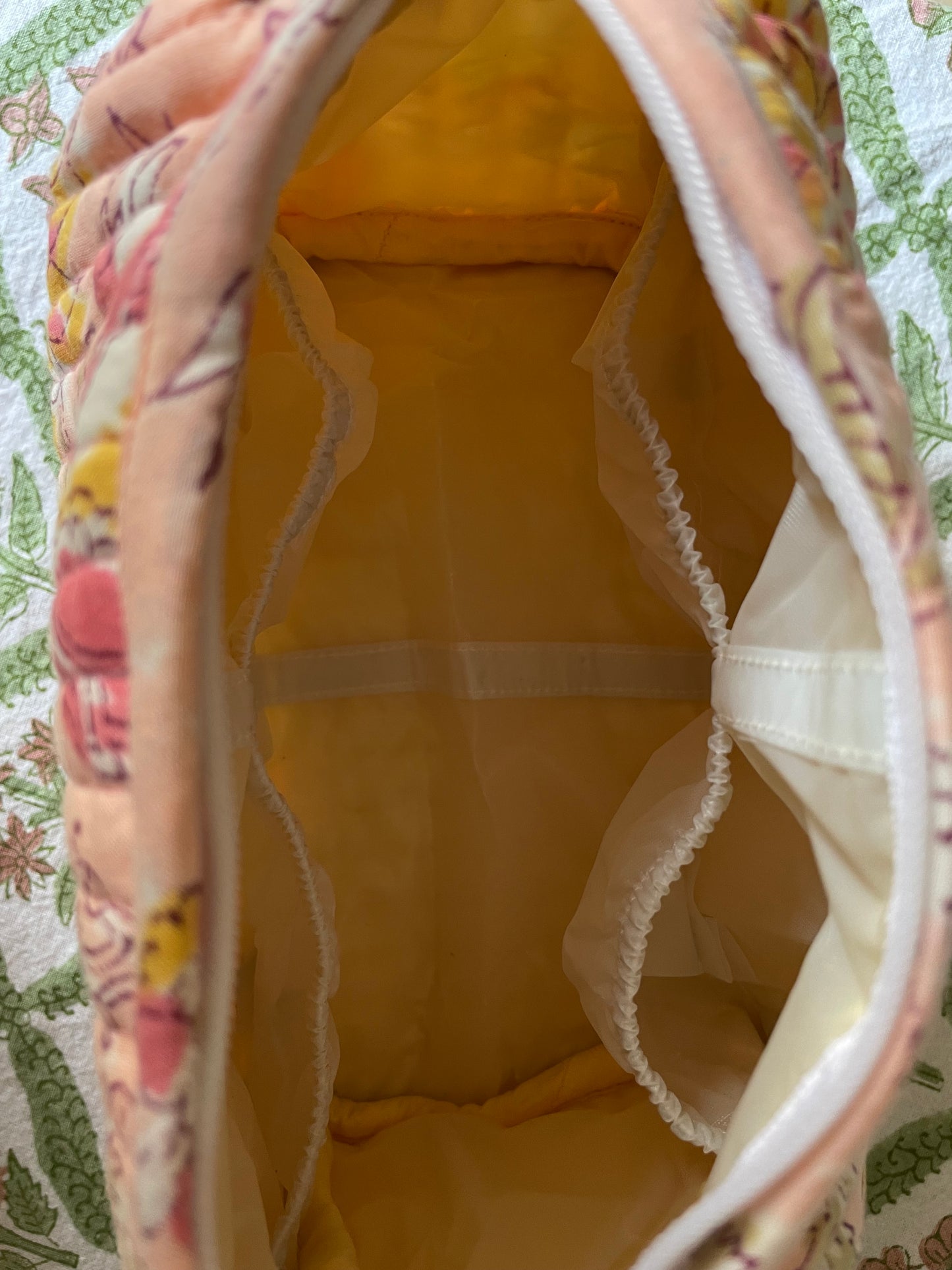 Peach Wash Bag - Large and Compact