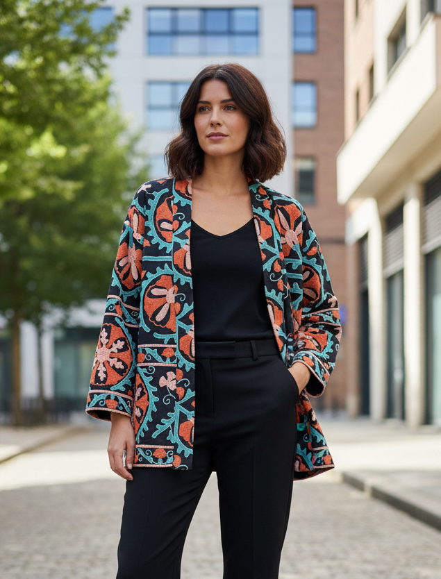 Suzani Embroidery Jacket - OPB