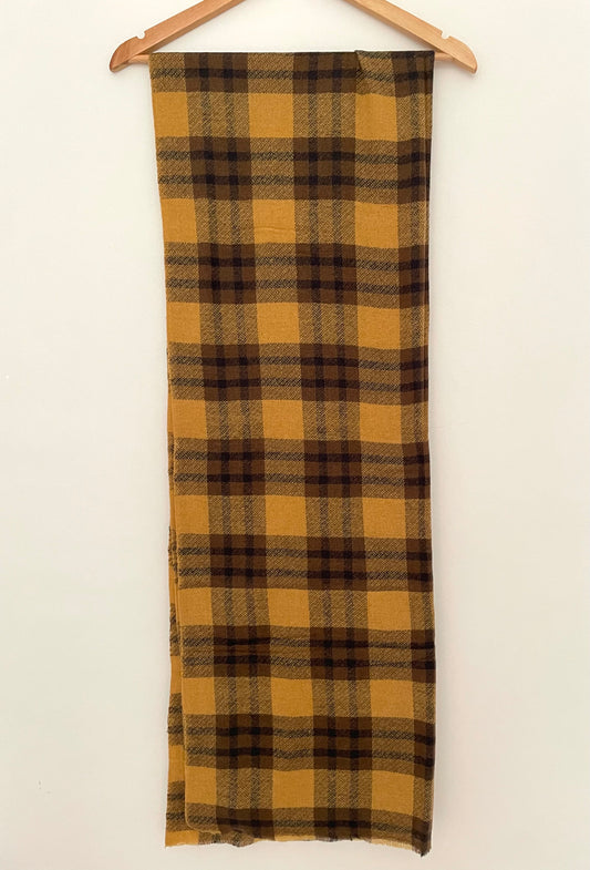 Hanloomed Soft Wollen scarf - Earthy