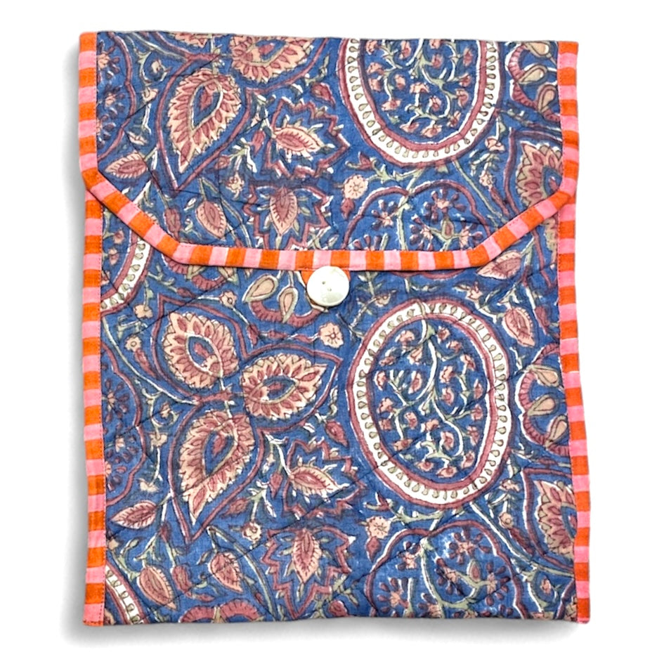 Quilted iPad/ Books/ Documents Sleeve