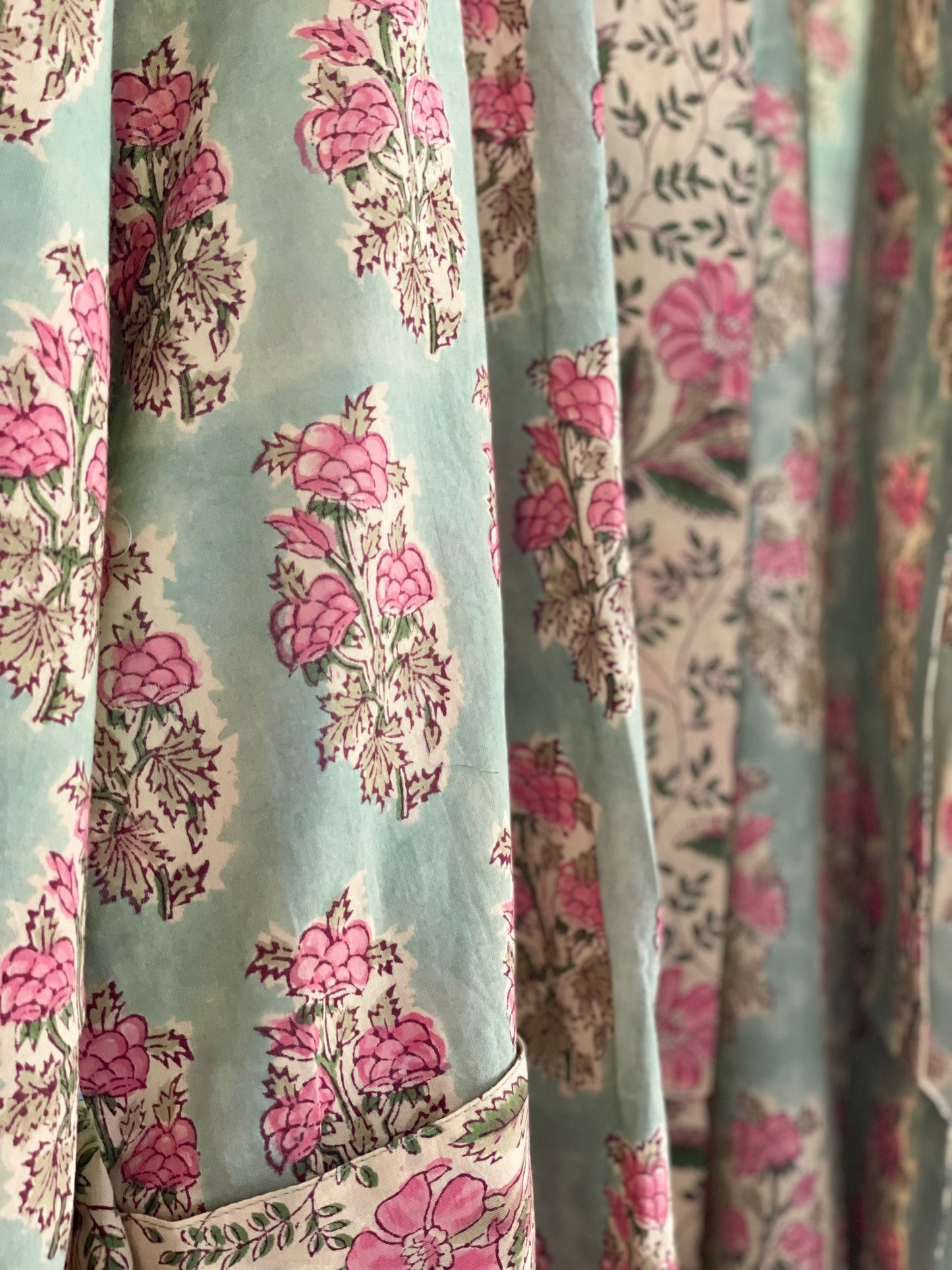 Kimono Style Dressing Gowns - Pastel