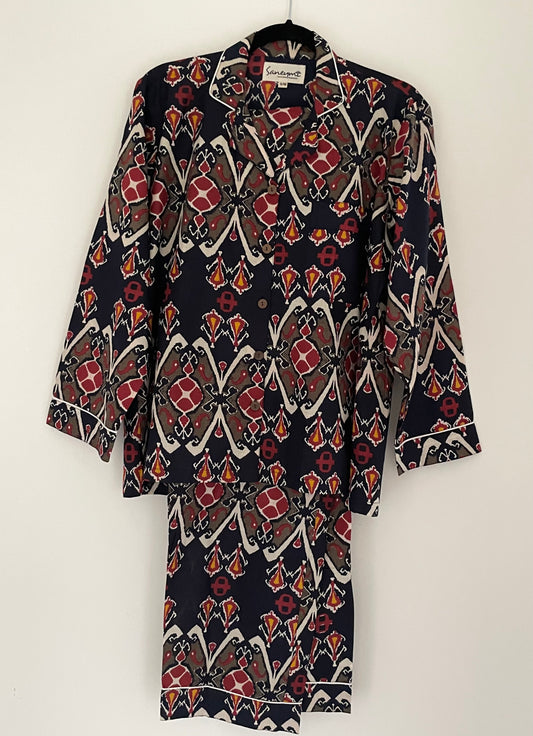 Black Ikat Pyjamas