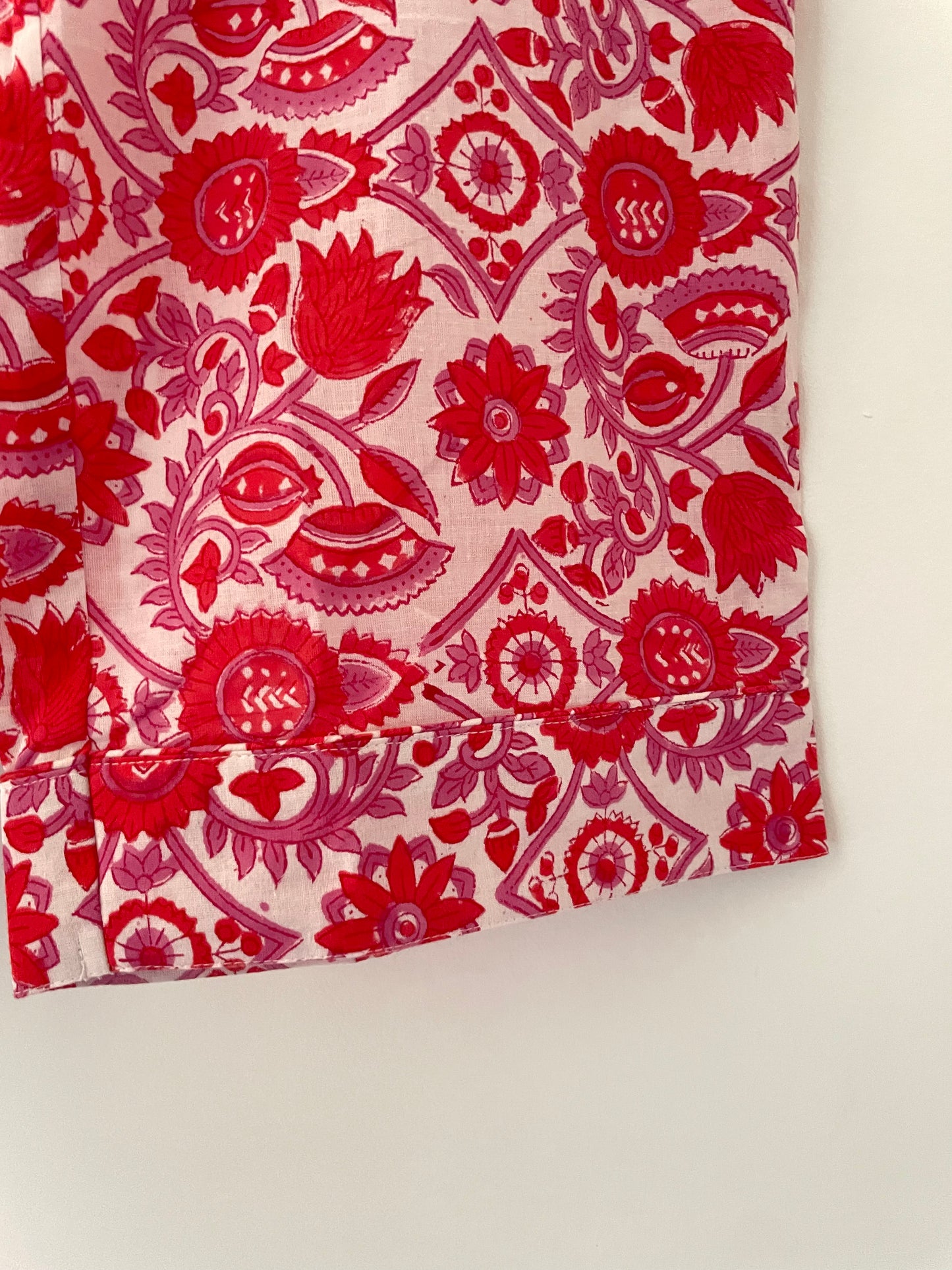 Red and Lilac Jaal Pyjamas