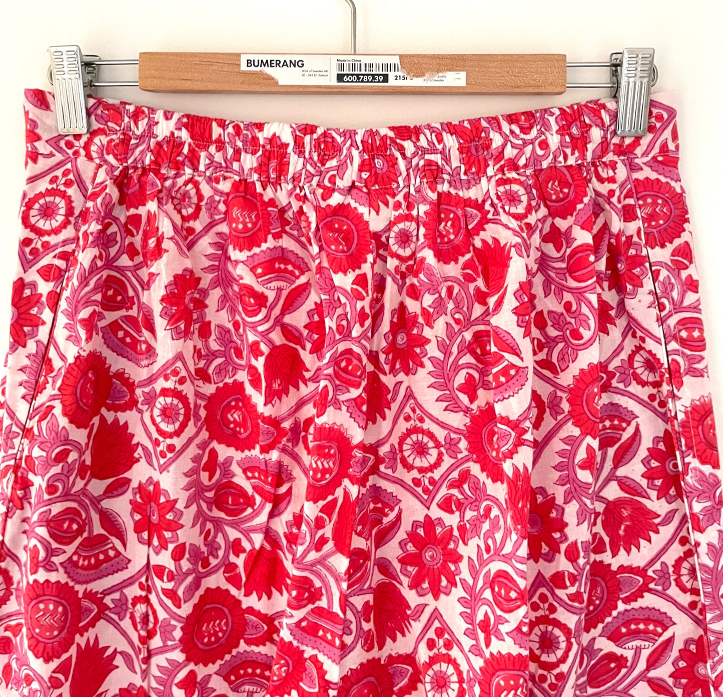 Red and Lilac Jaal Pyjamas