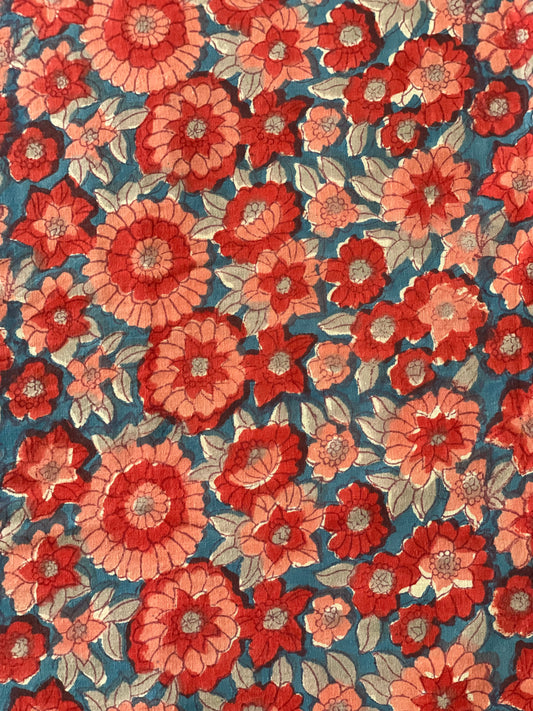 Guldasta in Red and Blue