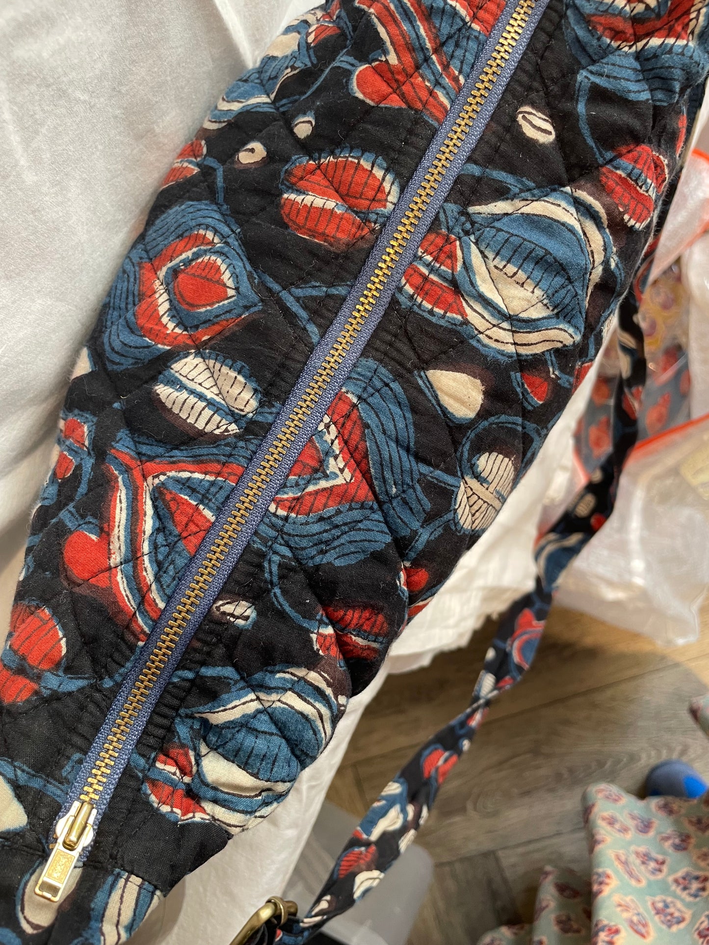 Quilted Cotton Cross Body Bags