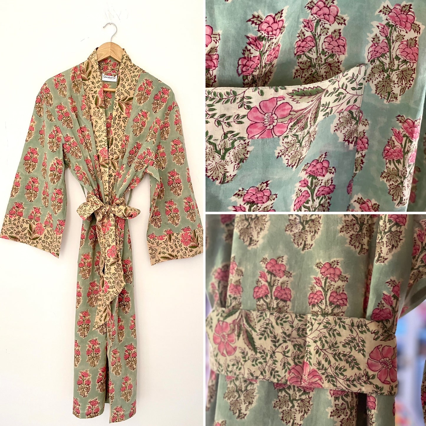Kimono Style Dressing Gowns - Pastel